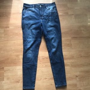 AEO super high waisted skinny jeans